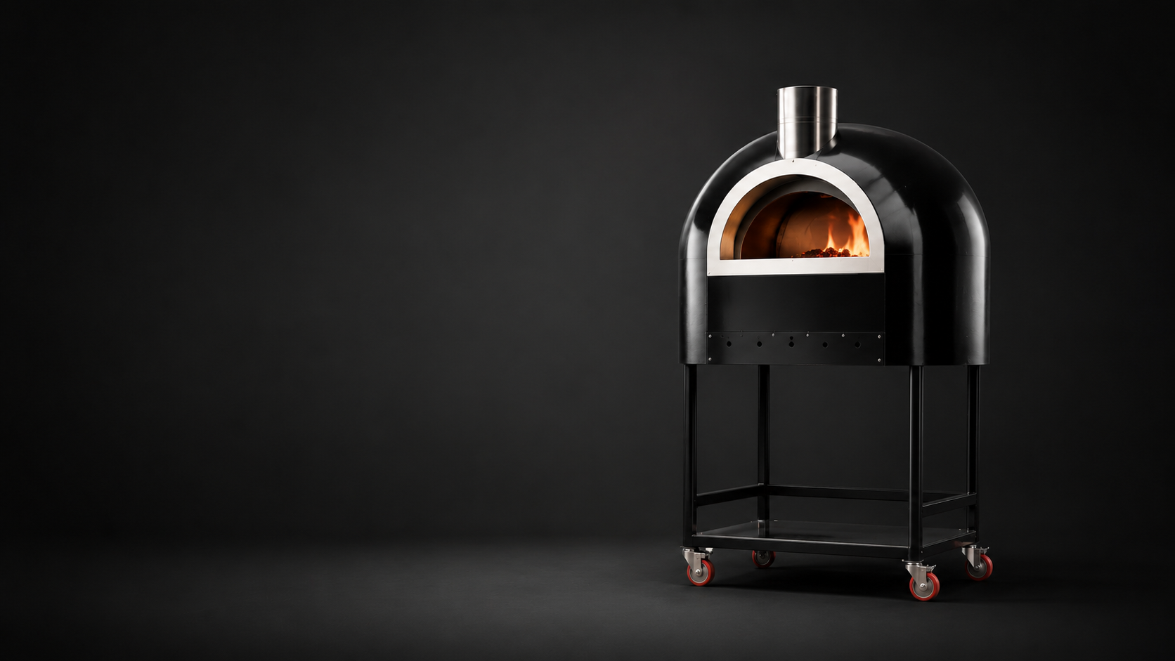 Cupola oven in service