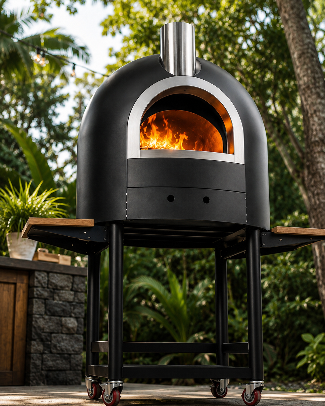 Cupola oven ready for installation